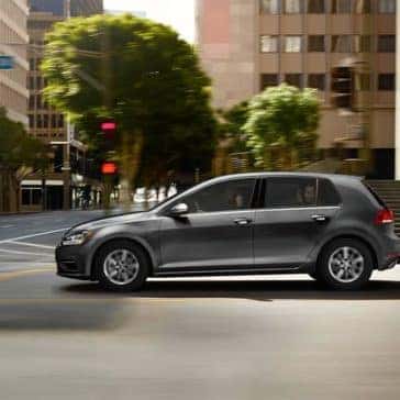 2018 Volkswagen Golf in traffic