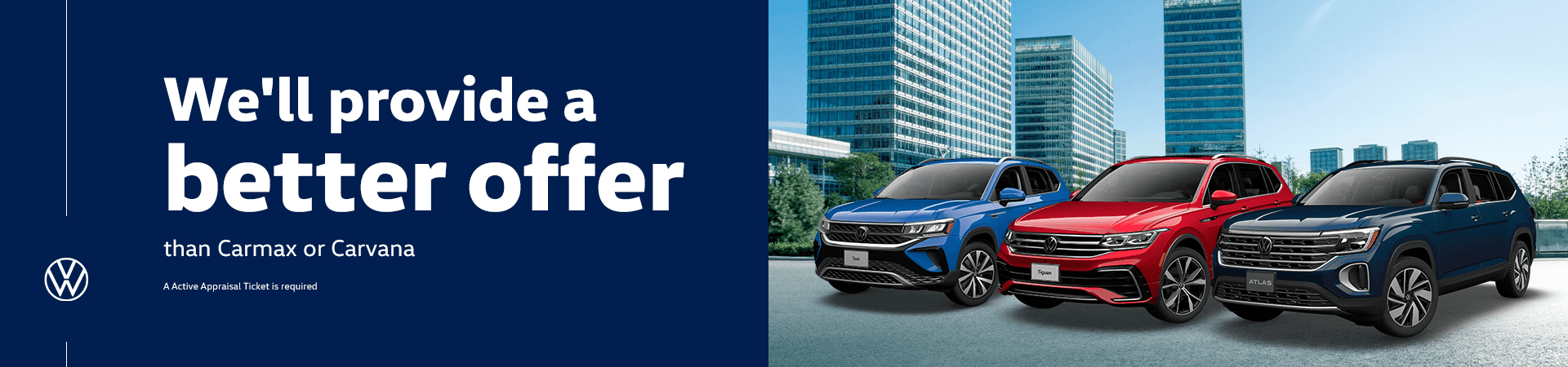We'll provide a better offer than Carmax or Carvana