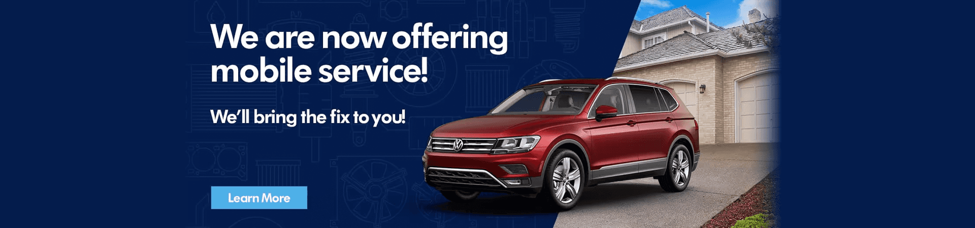 We are now offering mobile service!