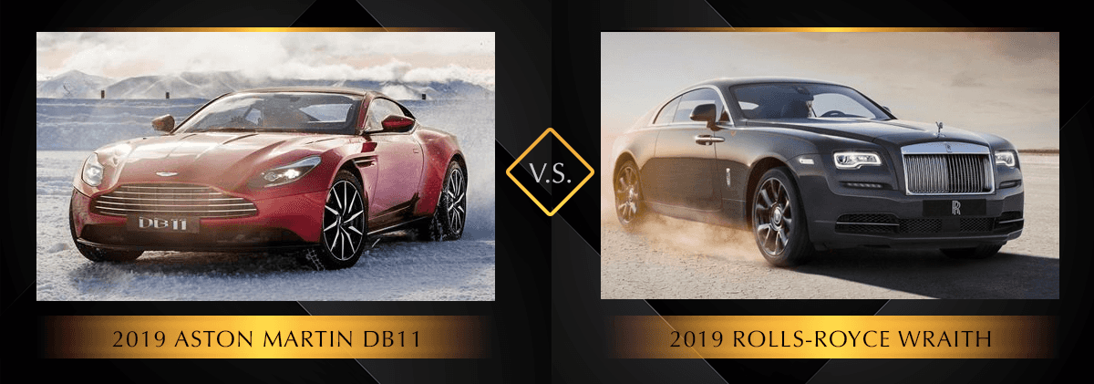 2019 Aston Martin DB11 vs 2019 Rolls-Royce Wraith Chicago IL