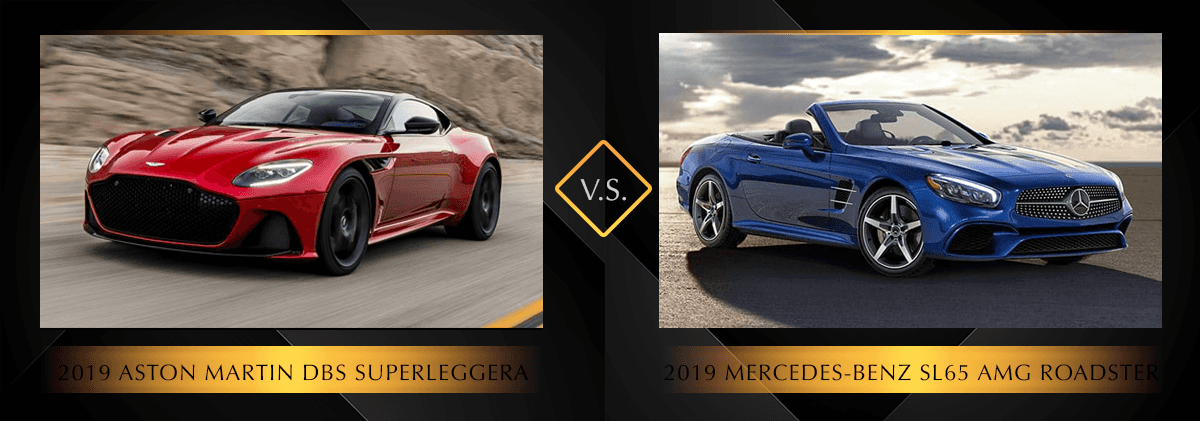 2019 Aston Martin DBS Superleggera vs 2019 Mercedes-Benz SL65 AMG Roadster Chicago IL
