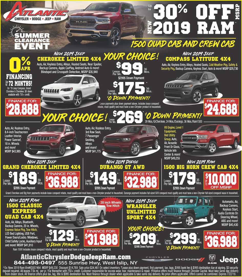 Atlantic Chrysler Dodge Jeep Ram - Shop Our Ad!