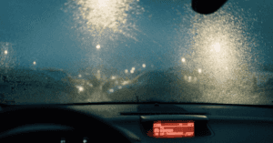 driving in heavy rain