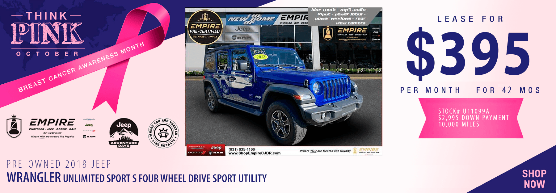 Zero Down Jeep Wrangler Lease