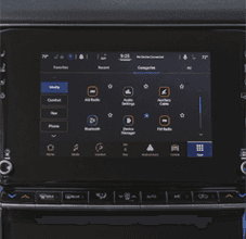 brilliant and bright uconnect 5 nav with 10 1-inch touchscreen