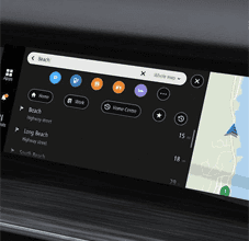 the only one in its class class-exclusive available 10 25-inch front-passenger interactive display 