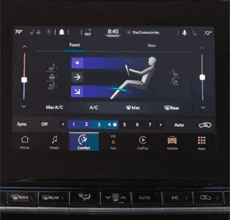 three-zone automatic climate control