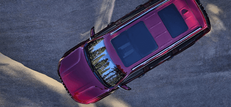 tri-pane panoramic sunroof