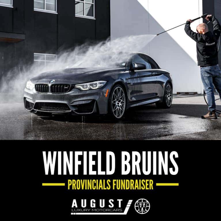 Winfield Bruins Provincials Car Wash Fundraiser March 11 at August