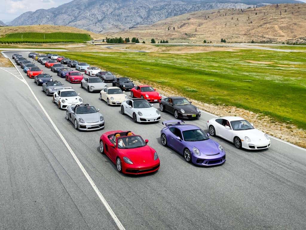 Porsche Club Track Day at Area 27 Hosted By August Motorcars