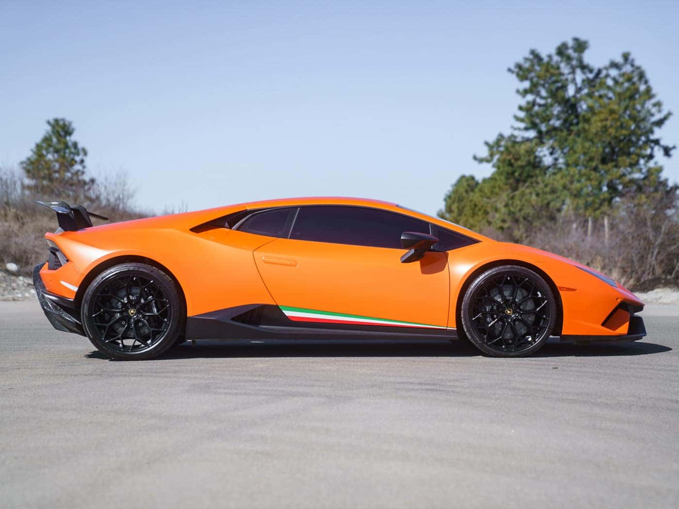 2018 Lamborghini Huracan Performante in Arancio Anthaeus Matt