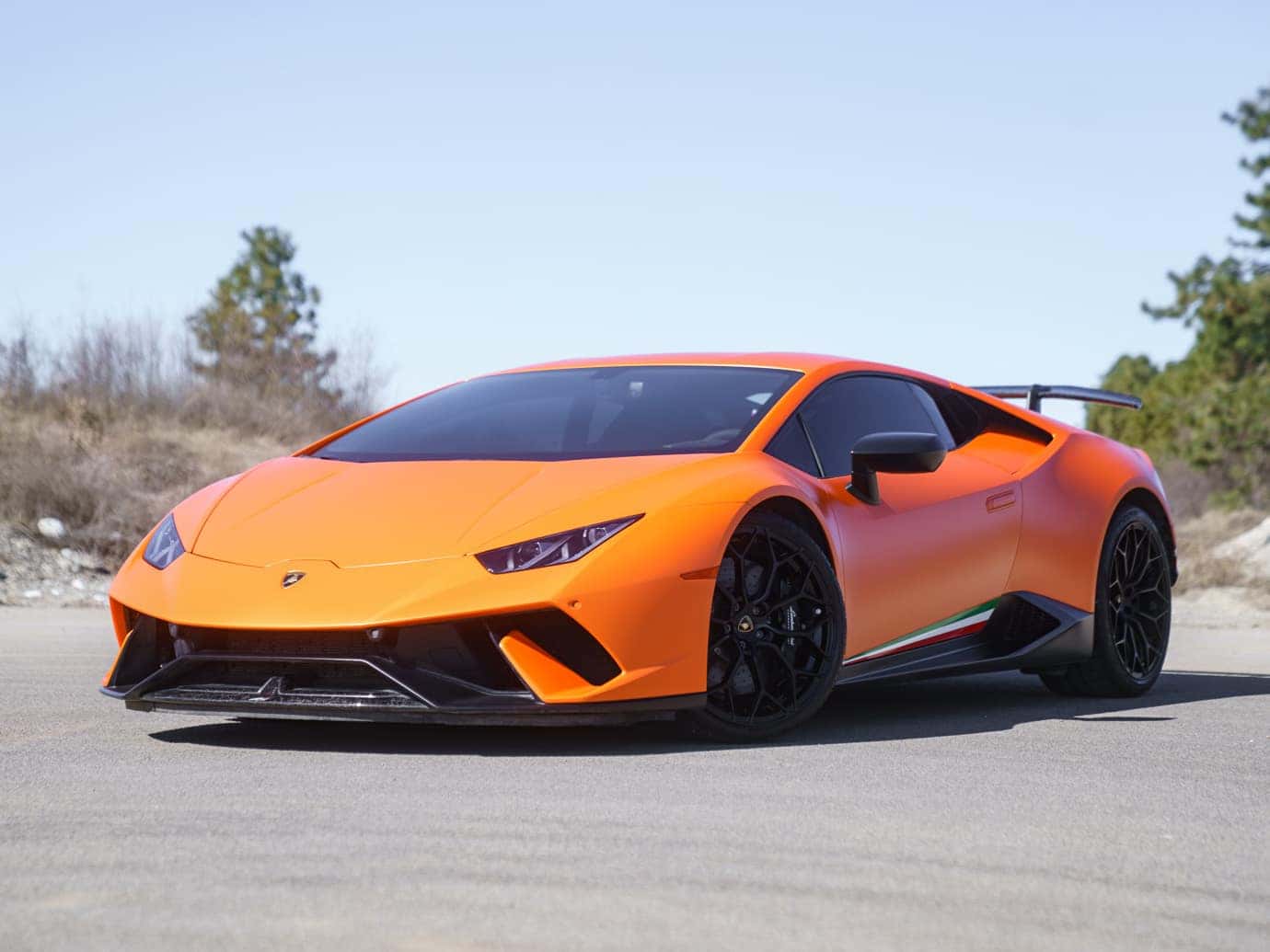 2018 Lamborghini Huracan Performante in Arancio Anthaeus Matt