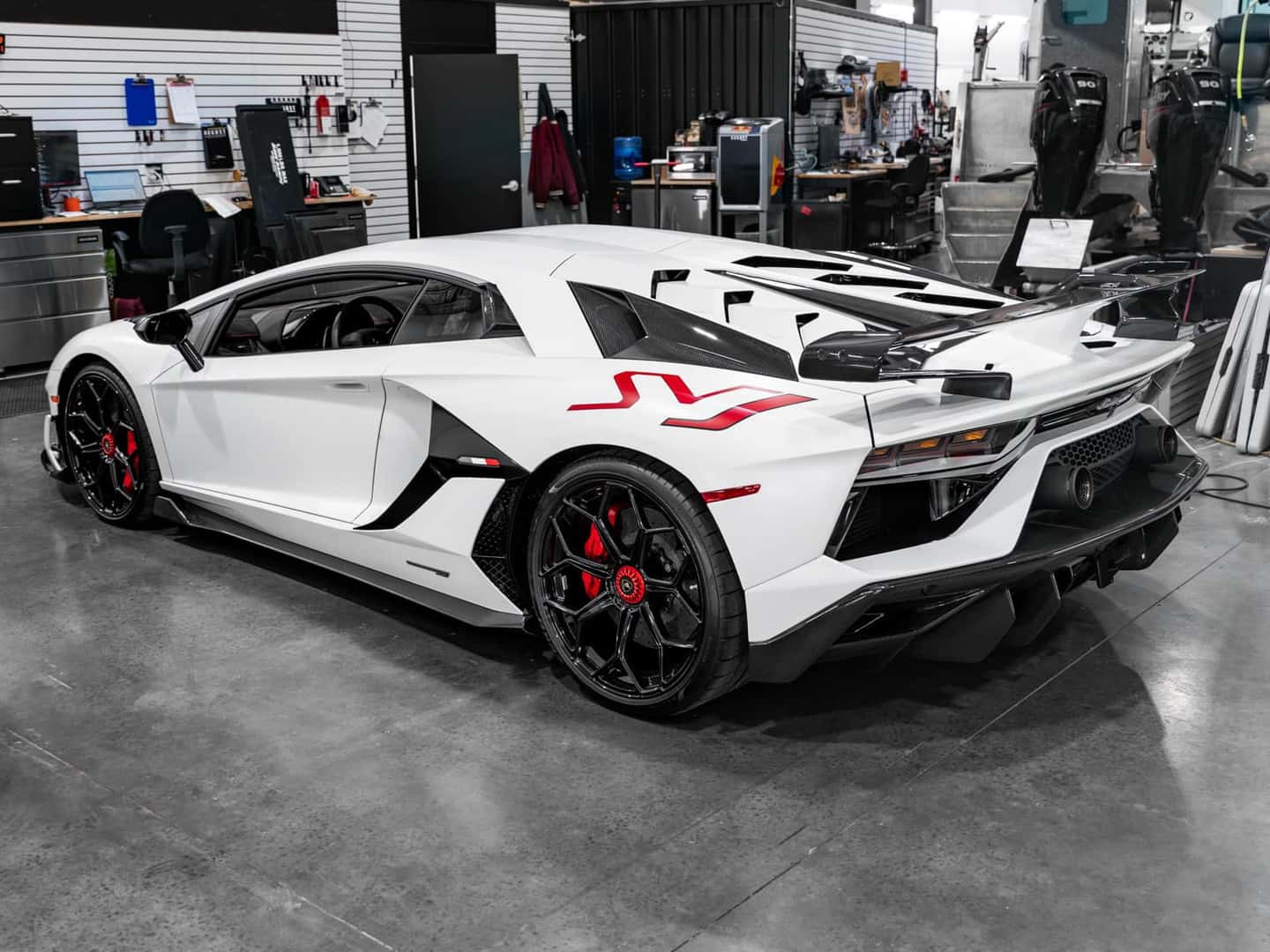 2020 Lamborghini Aventador SVJ Paint Protection at August Customs