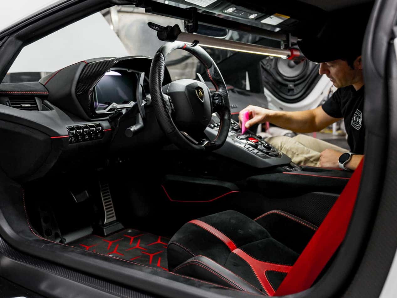 Interior protection film package at August Customs in Kelowna BC Canada