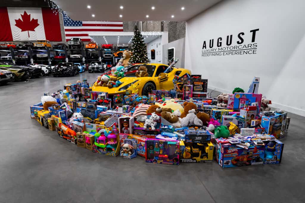 Cars & Toys 2025 at August Motorcars - Toy Drive in Kelowna BC