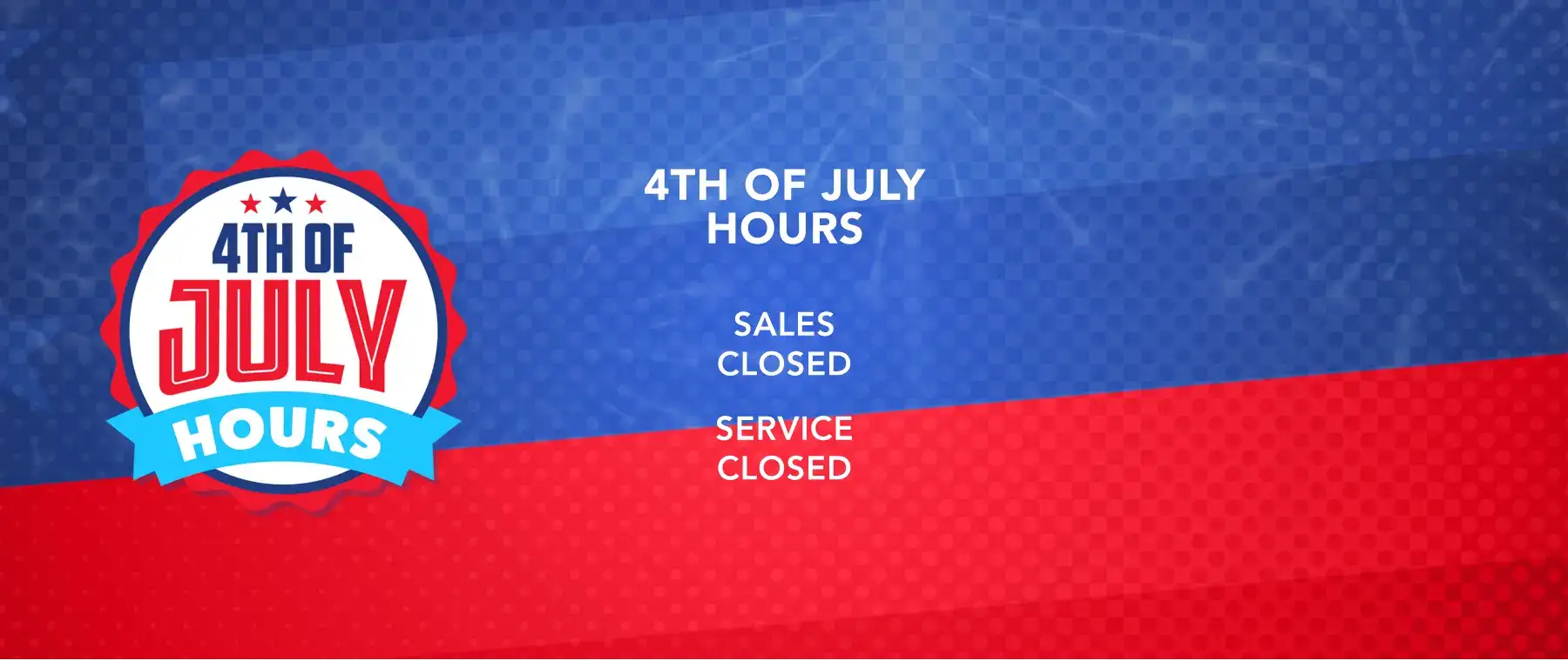 Holiday Hours