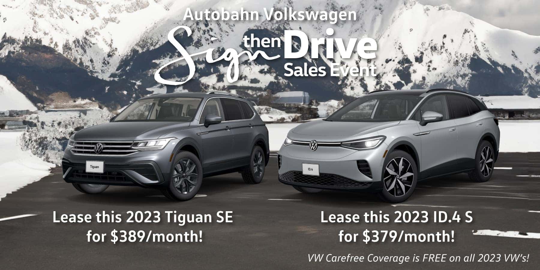Sign then Drive this Tiguan or ID.4!