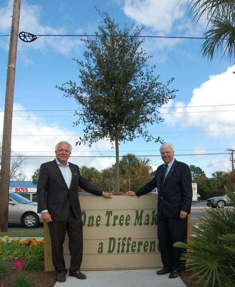 Tommy Baker and Jimmy Bailey Celebrate 10,000 Trees Initiative Baker