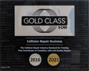I-CAR Gold Class Collision Repair Business