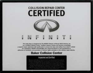 INFINITI Certified Collision Repair Network Certified
