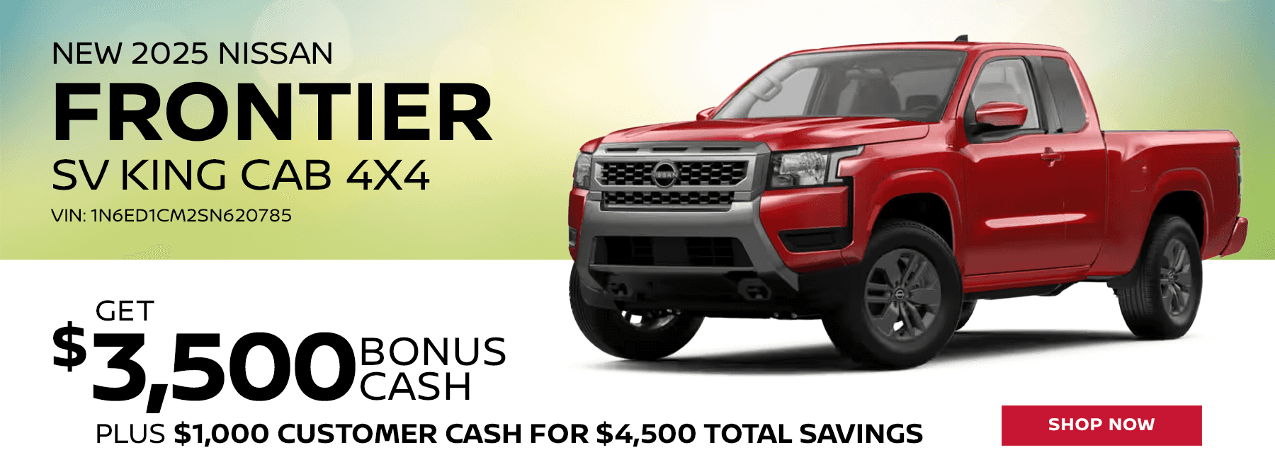 New 2025 Nissan Frontier SV King Cab 4x4