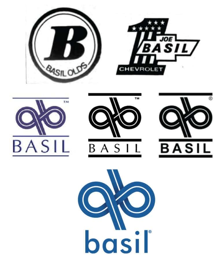 Basil s Logo Evolution Basil Family Dealerships