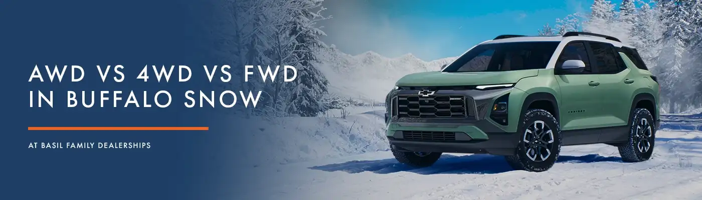 AWD vs 4WD vs FWD in Buffalo Snow and WNY Winter - Basil Cars