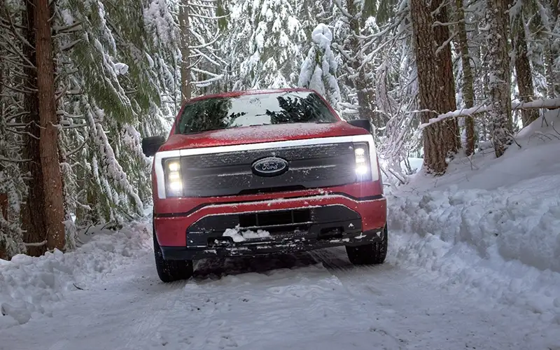 Ford F-150 Lightning Winter Driving