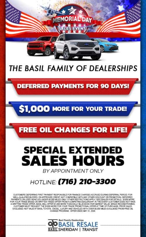 Memorial Day Basil Resale Sheridan