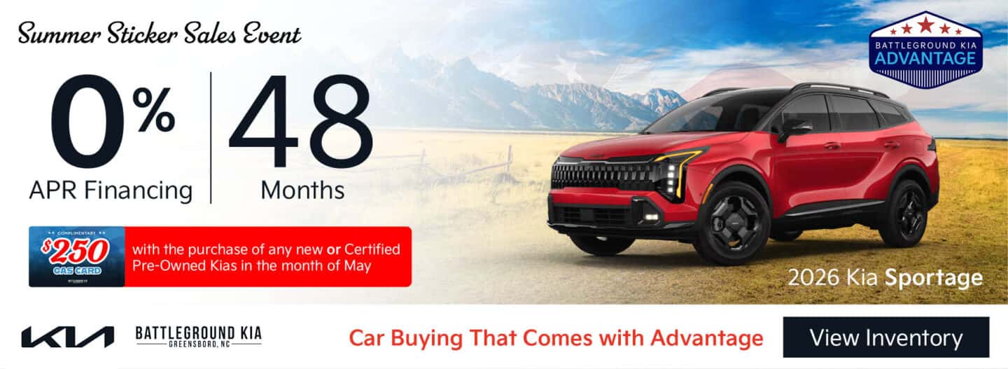 Get 0% APR for 48 Months on a New 2026 Kia Sportage