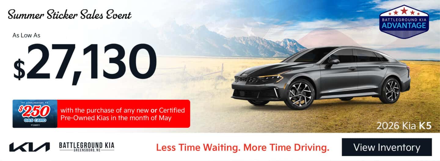 Get a New 2026 Kia K5 for as Low as $27,130