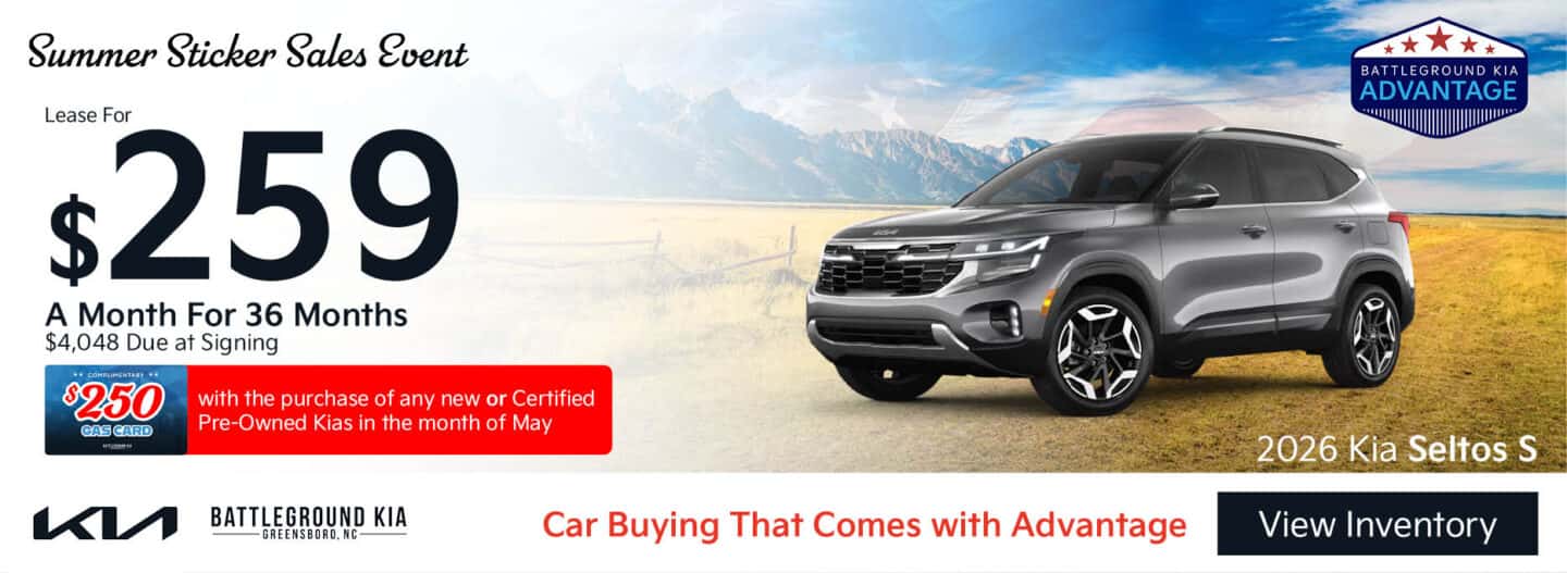 Lease a New 2026 Kia Seltos S for $259 a Month for 36 Months