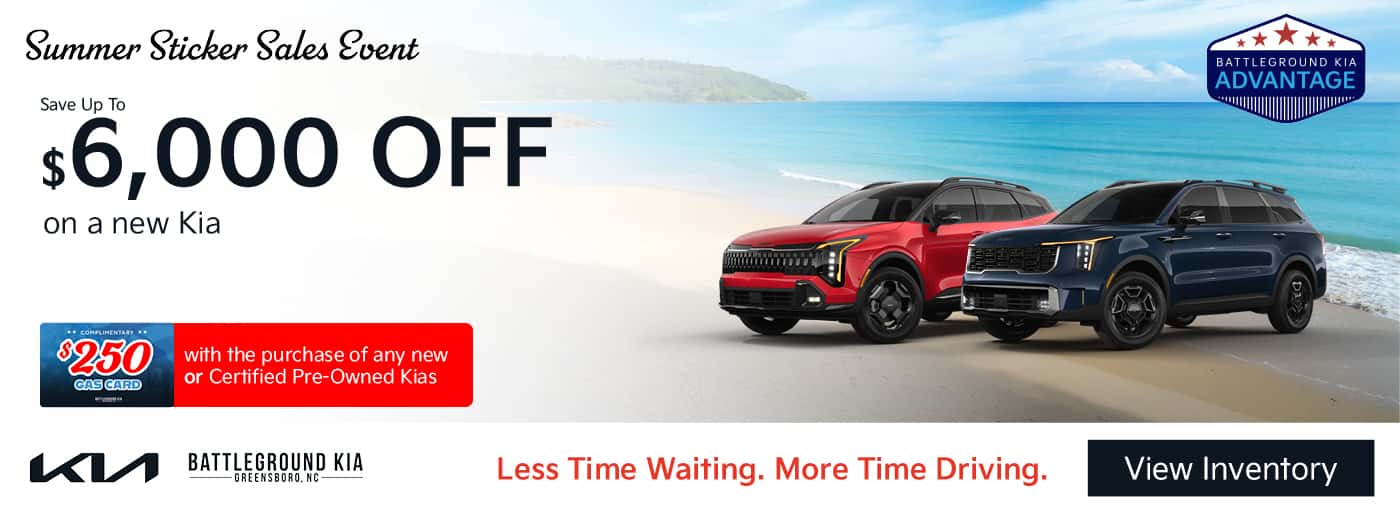 Save up to $6,000 on a New KKia