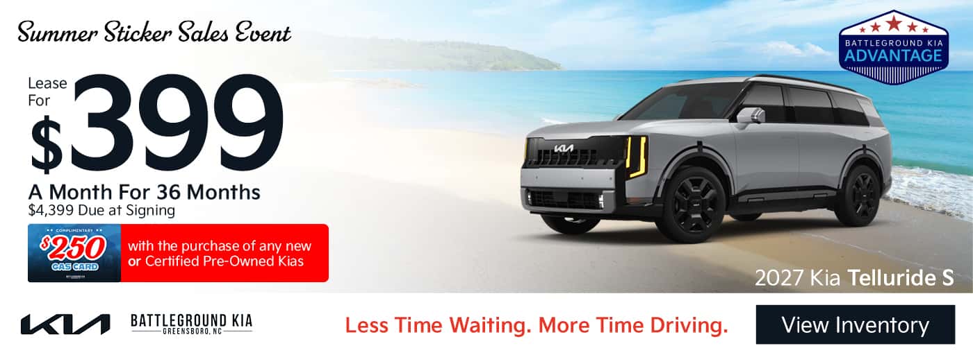 Lease a New 2027 Kia Telluride for $399 a Month for 36 Months