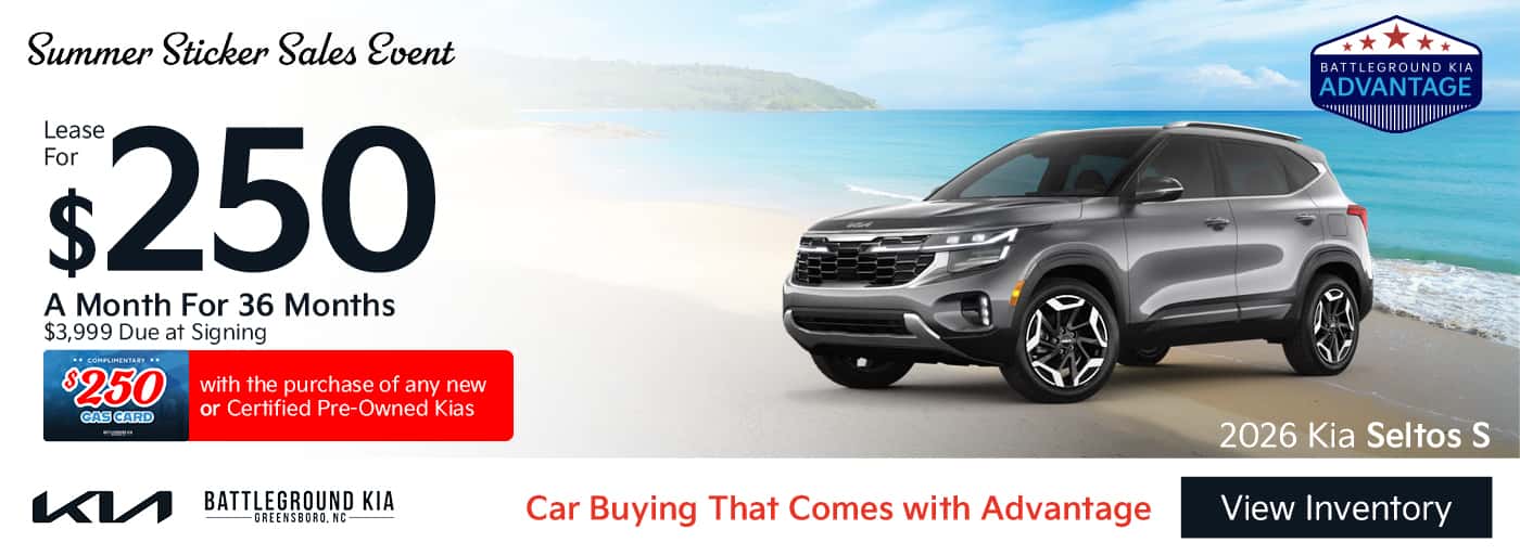 Lease a New 2026 Kia Seltos for $250 a Month for 36 Months