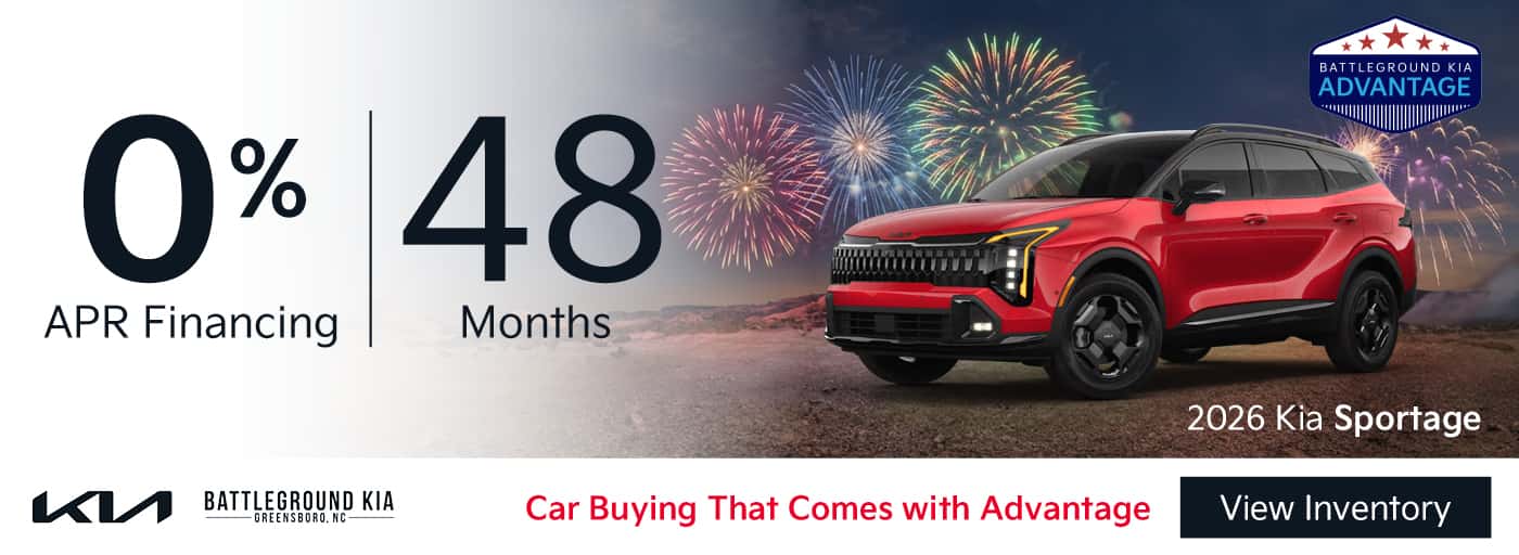 Get a New 2026 Kia Sportage for 0% APR for 48 Months
