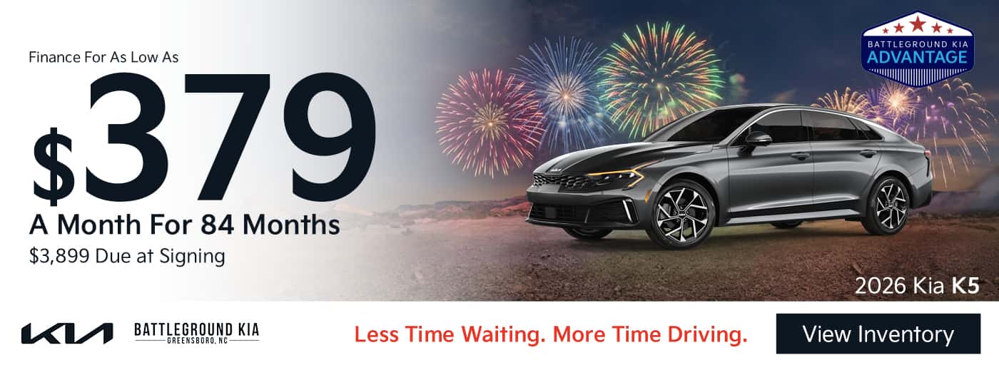 Finance a Kia K5 as Low as $379 a Month for 84 Months