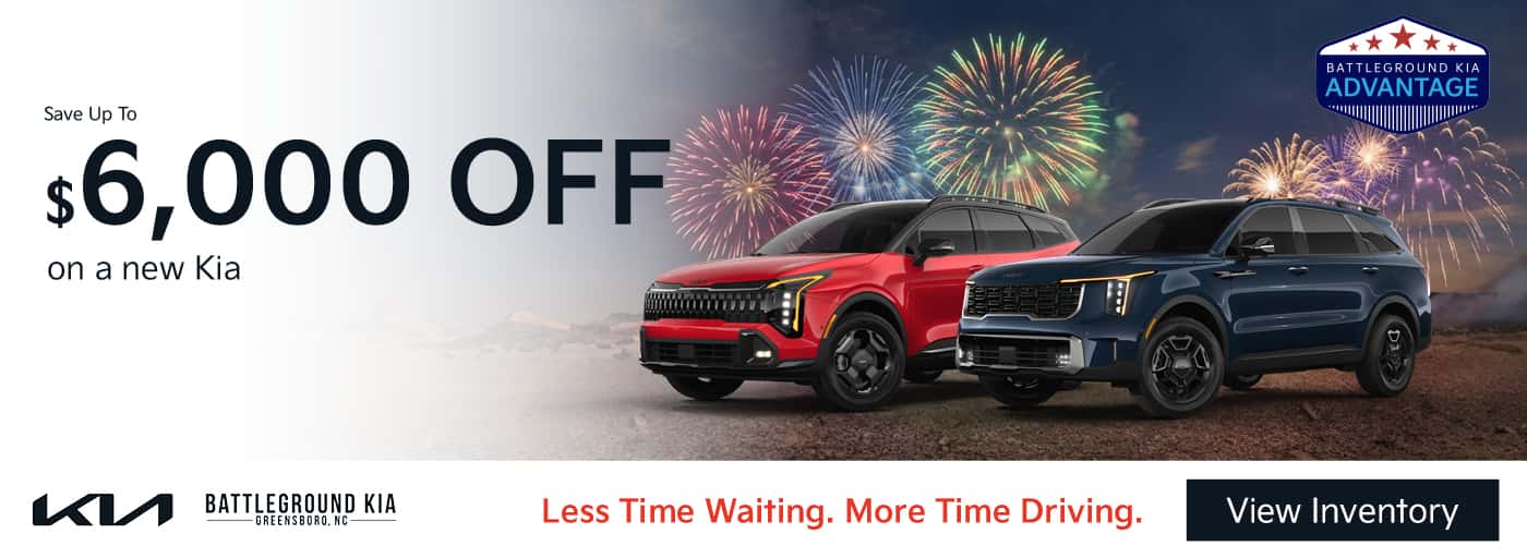 Save up to $6,000 on a new Kia promotion