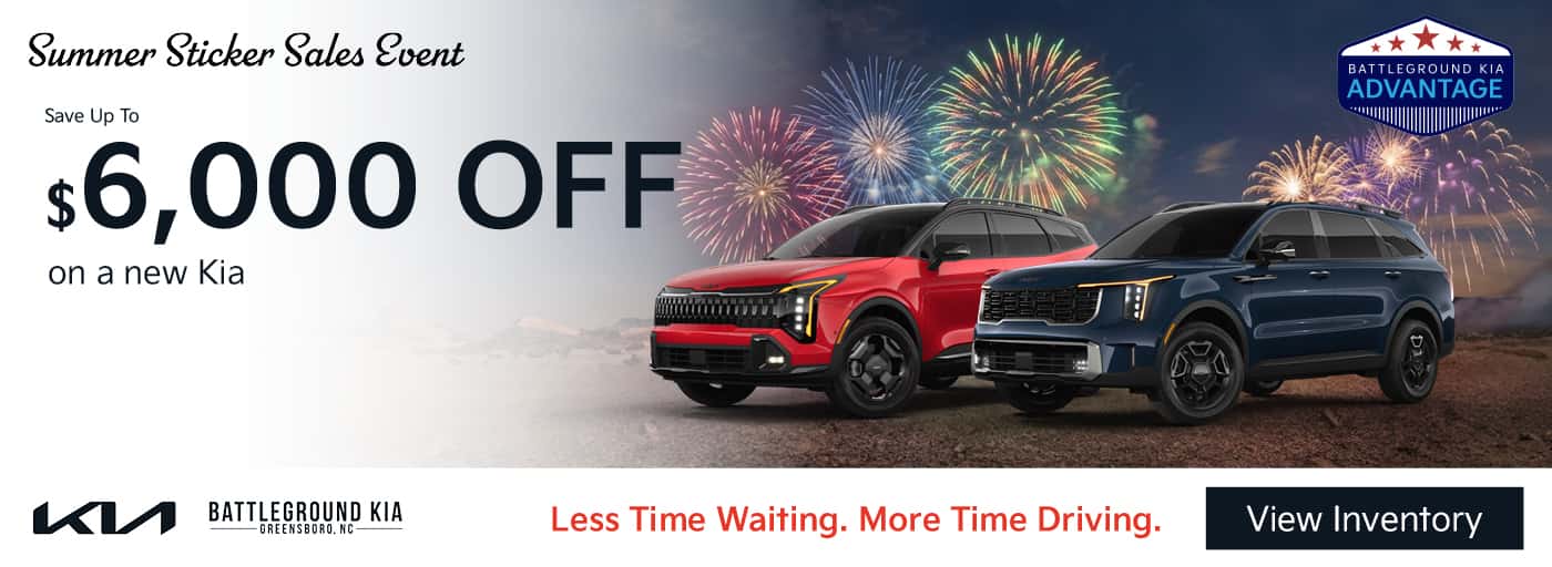Save up to $6,000 on a new Kia promotion