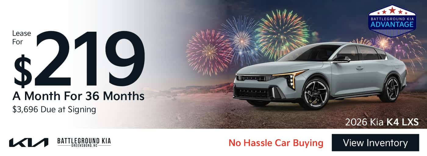 Lease a New 2026 Kia K4 for $199 a Month for 36 Months
