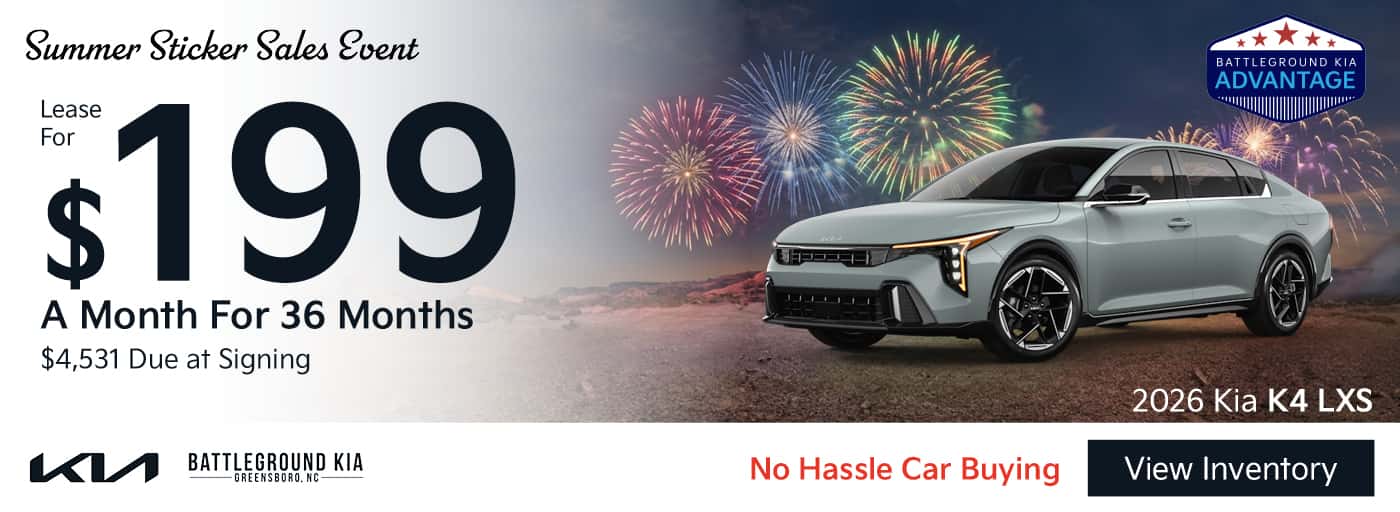 Lease a New 2026 Kia K4 for $199 a Month for 36 Months