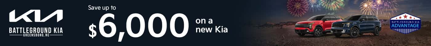Save up to $6000 on a New Kia