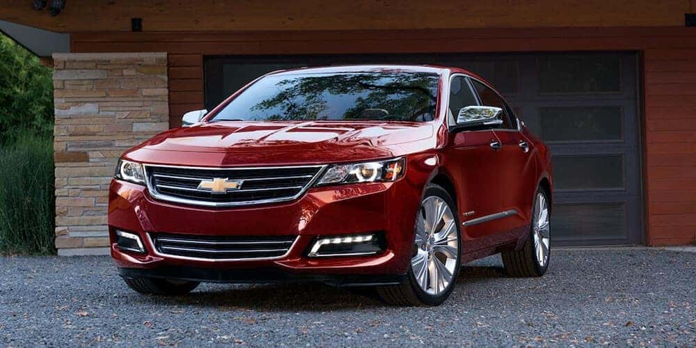 2019 chevrolet impala angled parked