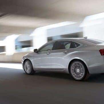2019 chevrolet impala driving down street