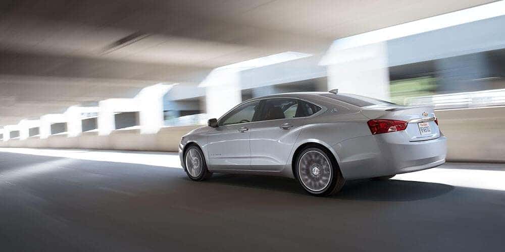 2019 chevrolet impala driving down street