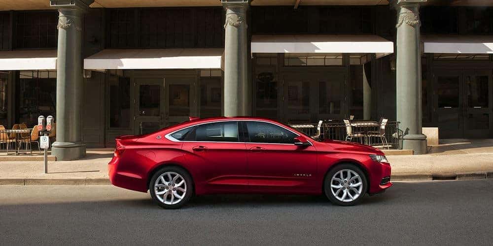 2019 chevrolet impala sideview parked