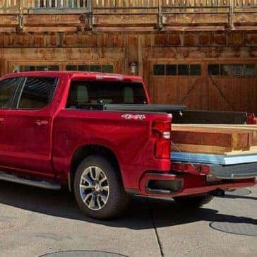 2019 Chevrolet Silverado with Wood in Back