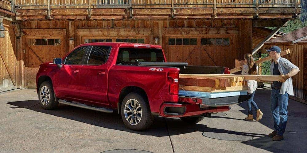2019 Chevrolet Silverado with Wood in Back