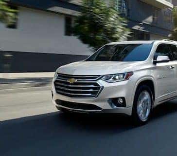 2020 Chevy Traverse Driving