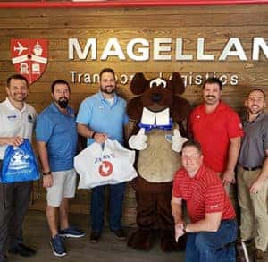 Ryan Kunze at Magellan Transport Logistics Beaver Wow Ya Lunch
